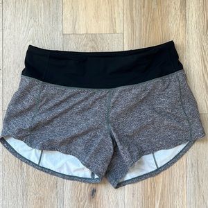 Like new Lululemon Speed up mid rise lined short size 6